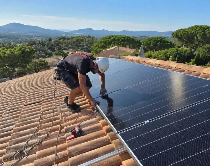 Installateur panneaux solaires Le Muy — pose photovoltaïque sur toiture